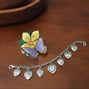 Brighton Heart Charm Bracelet, retired
